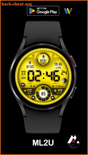 ML2U 166 Watch Face screenshot