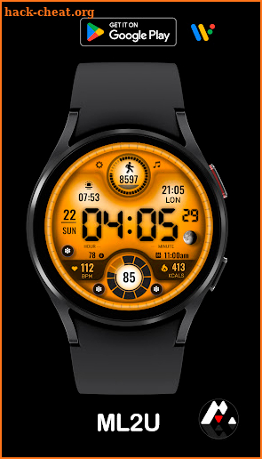 ML2U 166 Watch Face screenshot