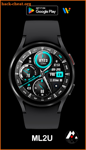 ML2U 172 Watch Face screenshot