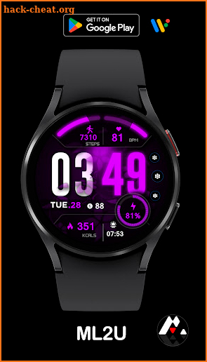 ML2U 174 Watch Face screenshot