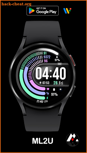 ML2U 184 Watch Face screenshot