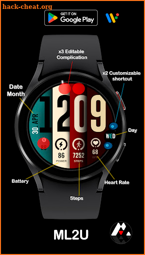 ML2U 185 Watch Face screenshot