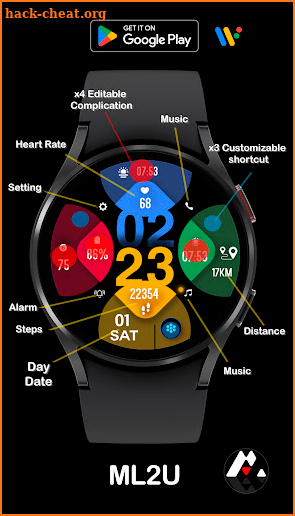 ML2U 188 Watch Face screenshot