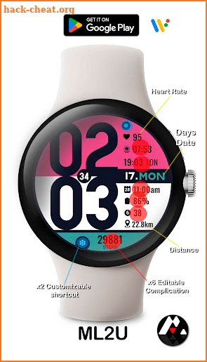 ML2U 192 Watch Face screenshot