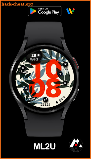 ML2U 301 Watch Face screenshot