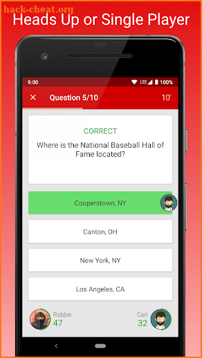 MLB Fan Quiz screenshot