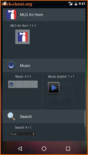 MLG Air Horn Widget screenshot