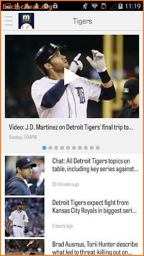 MLive.com: Detroit Tigers News screenshot