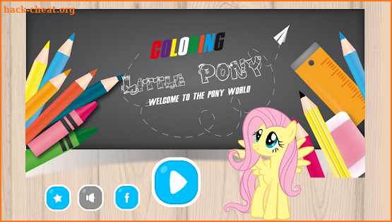 MLP coloring game for kids screenshot