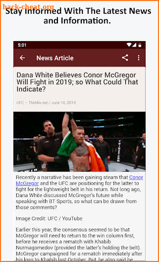 MMA FightCreed: News, Events, Videos, Social Media screenshot