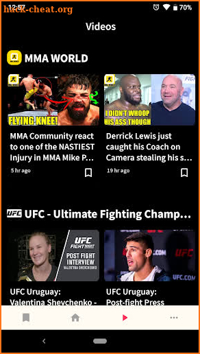 MMA News - The Choke screenshot