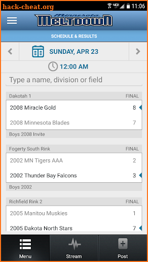 MN Meltdown Tourney screenshot