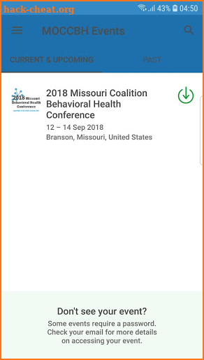 MO Coalition of CBH Conference screenshot