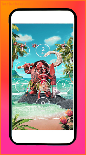 Moana lock screen screenshot