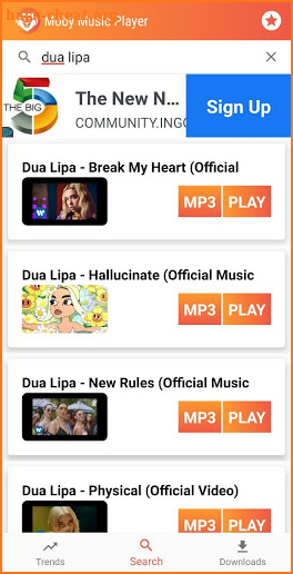 Mobidy Mp3  - Free Music Download screenshot