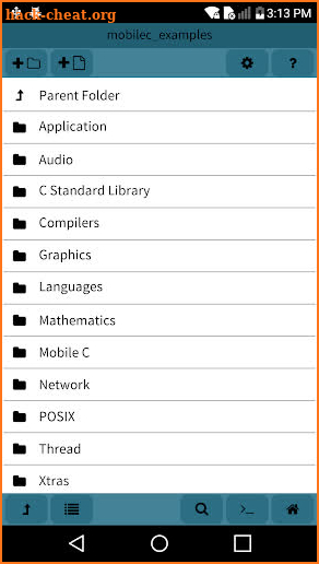 Mobile C { C/C++ Compiler } screenshot