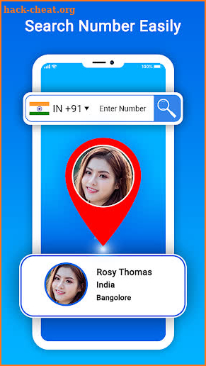 Mobile Call Number Location screenshot