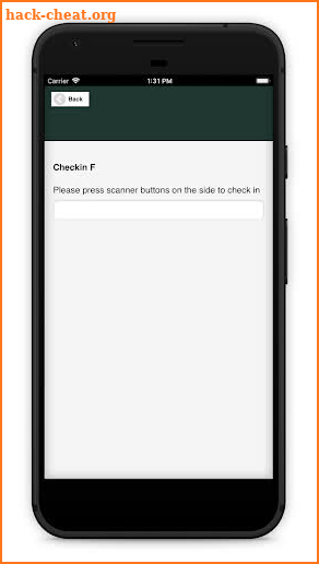 Mobile Checkin Tool screenshot