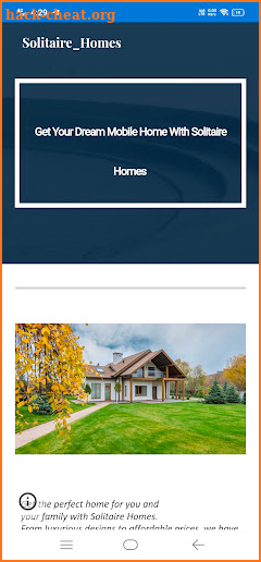 Mobile Homes Real Estate App screenshot