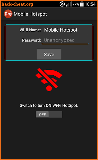 Mobile Hotspot screenshot