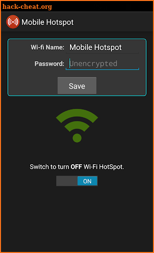 Mobile Hotspot screenshot