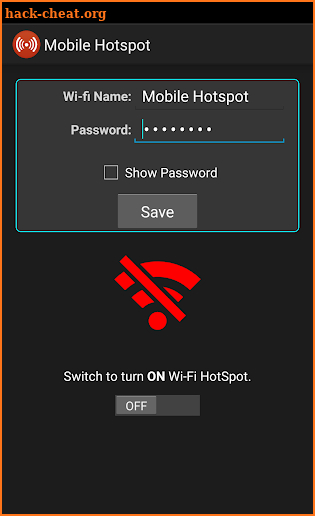 Mobile Hotspot screenshot