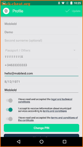 Mobile ID – Mobile Identity screenshot