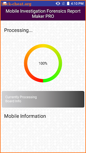 Mobile Investigation Forensics Report Maker PRO screenshot