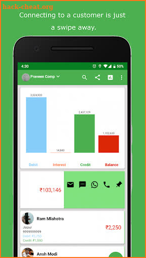 Mobile Ledger: Account/Hisab/K screenshot