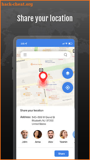 Mobile Location Tracker screenshot