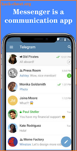 Mobile Messenger for all social network messengers screenshot