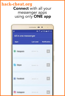 Mobile Messenger - Instant & Lite & Free Chat App screenshot