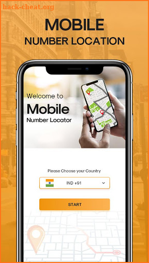 Mobile number location find screenshot