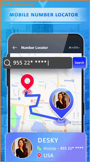 Mobile Number Location Finder screenshot