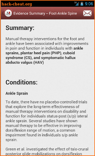 Mobile OMT Lower Extremity screenshot