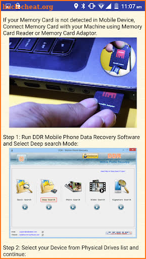 Mobile Phone Data Recovery DOC screenshot