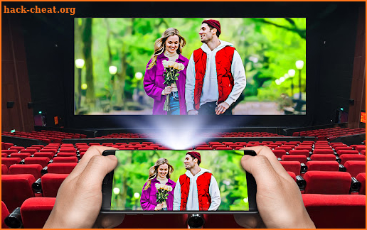 Mobile projector photo frames screenshot