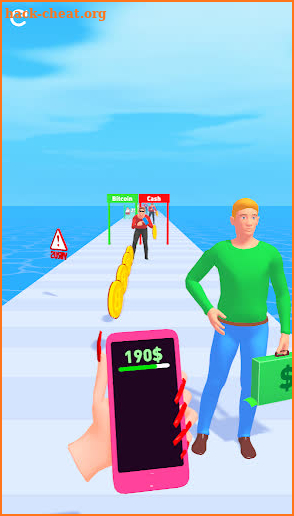 Mobile run screenshot