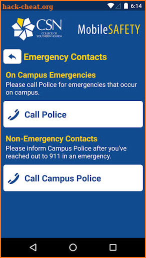 Mobile Safety - CSN screenshot