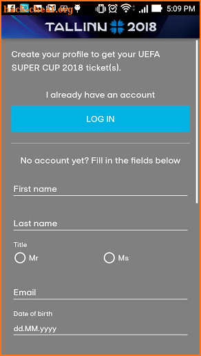 Mobile Tickets - UEFA SUPER CUP 2018 screenshot