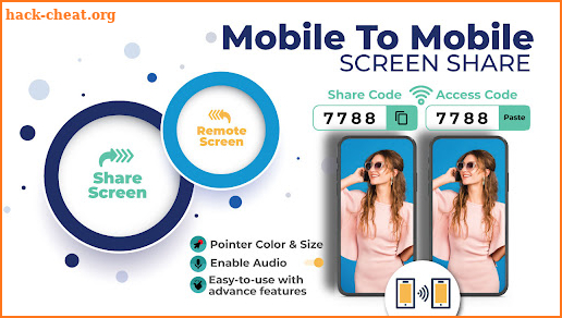 Mobile to Mobile Screen Share screenshot
