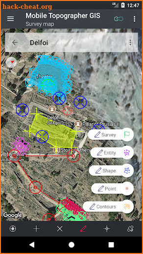 Mobile Topographer GIS screenshot