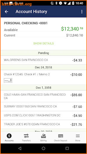 Mobiloil Credit Union screenshot