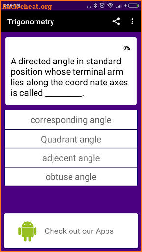 Mock Exams: Objective Questions on various topics screenshot