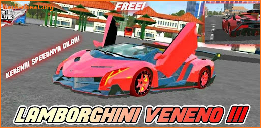 Mod Bussid Mobil Lamborghini screenshot