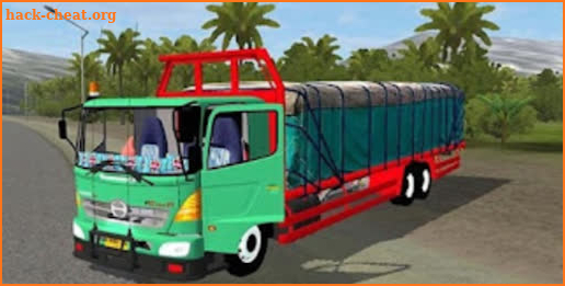 Mod Bussid Truck Hino Trailer screenshot