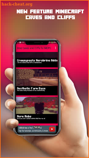 Mod Caves and Cliffs for MCPE screenshot