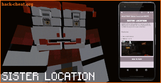 Mod FNAF Sister Location MCPE screenshot