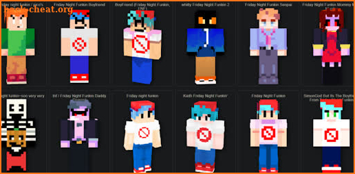 Mod Friday Night Funkin Skin for minecraftpe screenshot