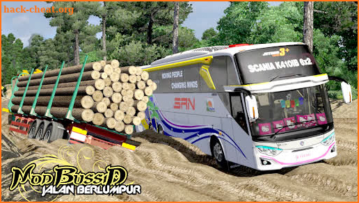 Mod Jalan Rusak Bussid Lumpur screenshot